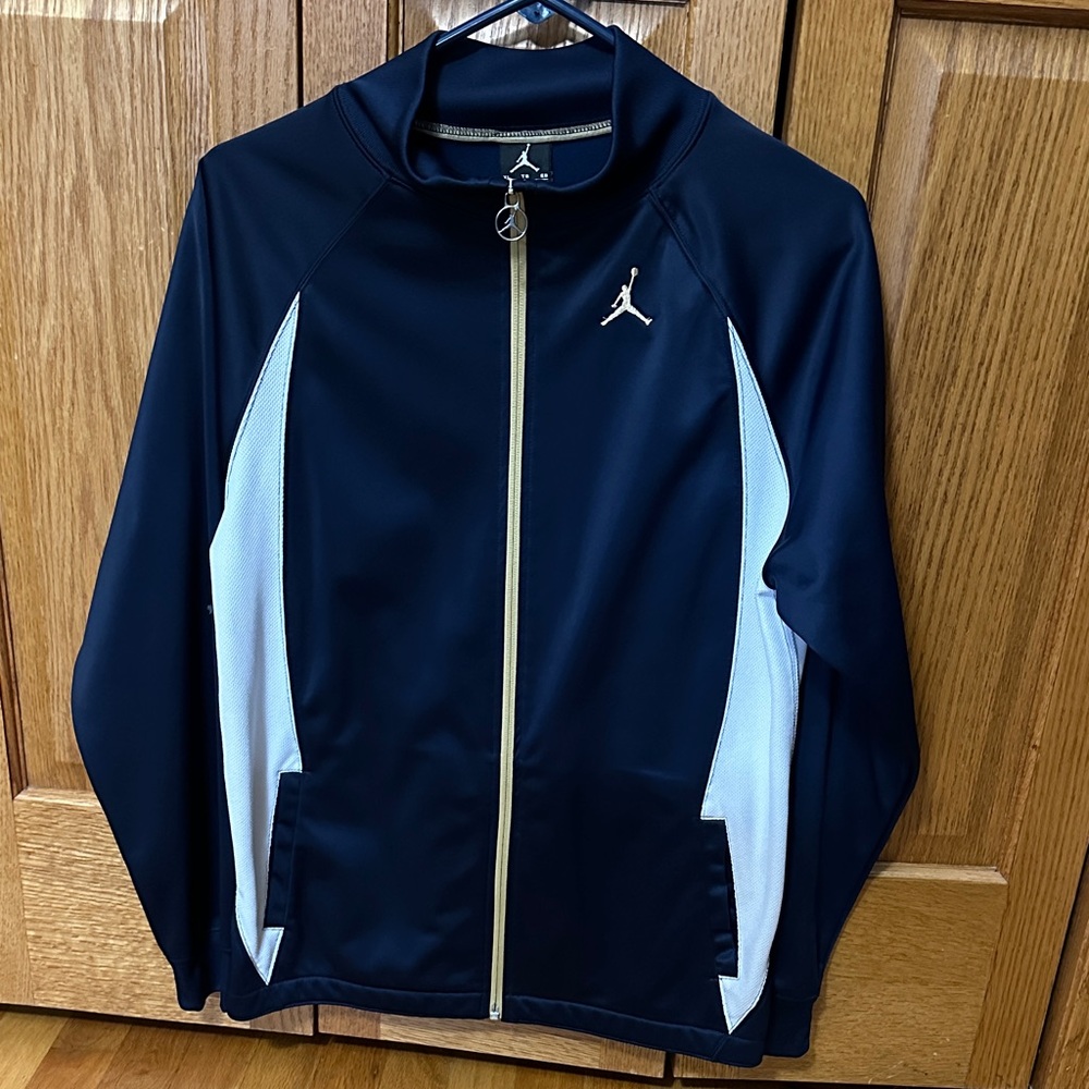 Retro kids Jordan Navy and White zip up